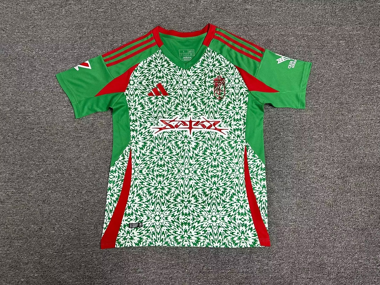 AAA Quality Granada 24/25 Third Green/Red Soccer Jersey